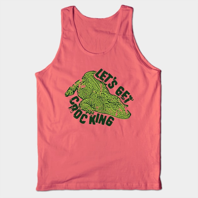 Funny crocodile pun Tank Top by Shirts That Bangs